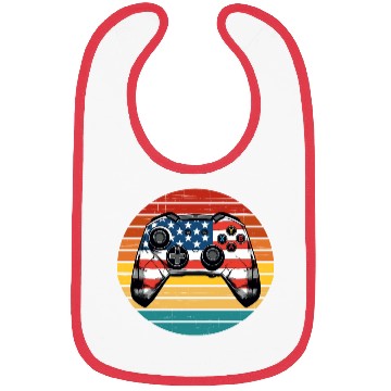Discover Sunset Video Game Bibs