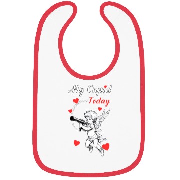 Discover Valentines day, my cupid today. Bibs