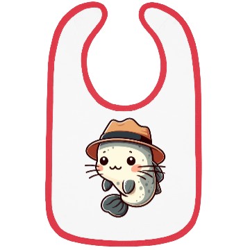 Discover Cool Catfish in Hat Bibs