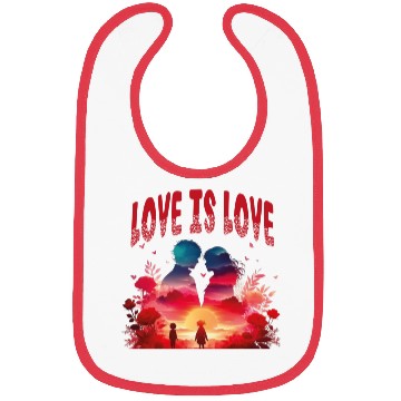 Discover LOVE IS LOVE Bibs