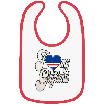 Discover CVI Love My Cabo Verdean Girlfriend Bibs