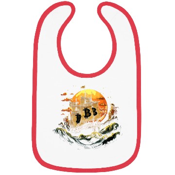 Discover Bitcoin Ship Bibs