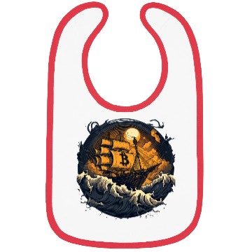 Discover Bitcoin Ship Bibs