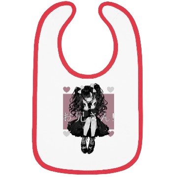 Discover Gothic Maid Anime Harajuku Yami Kawaii Aesthetic Bibs