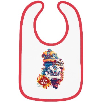 Discover Chinese New Year Extravaganza: Lion Dance Bibs