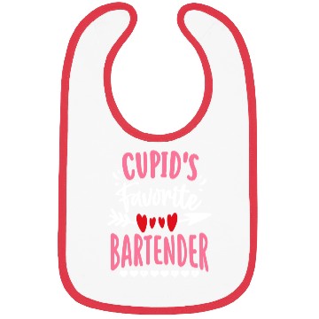 Discover Cupid's Favorite Bartender Valentines Day Matching Bibs