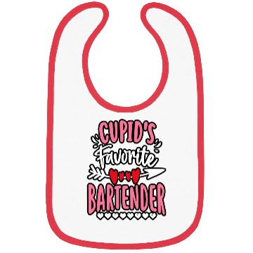 Discover Cupid's Favorite Bartender Valentines Day Matching Bibs