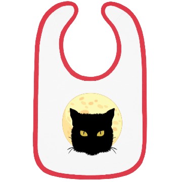 Discover Cat Full Moon Cat Owner Gift Bibs