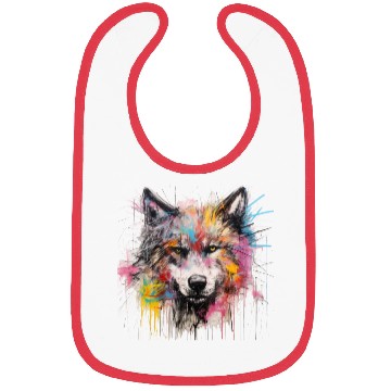 Discover Grafitti Wolf Bibs