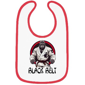 Discover Martial Arts Gorilla BJJ Fighter Jiu-Jitsu Bibs