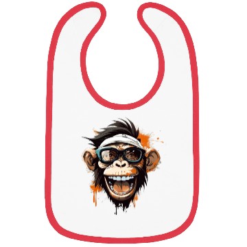 Discover Street Art Monkey Urban Rap Street Monkey Bibs