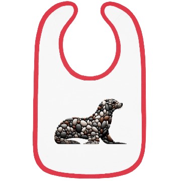 Discover Pebble Seal Silhouette Bibs