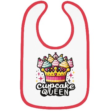 Discover Cupcake Queen Delicious Bakery Muffin Bibs