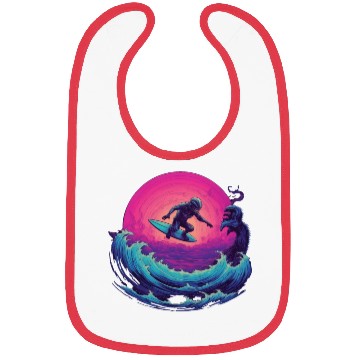 Discover Dangerous Planet Surfing, Alien Creature Encounter Bibs