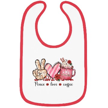 Discover Peace Love Coffee Bibs