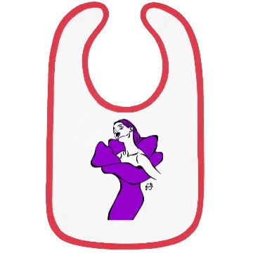 Discover Flower girl purple Bibs