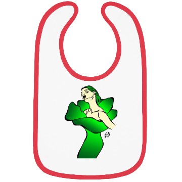 Discover Flower girl green Bibs