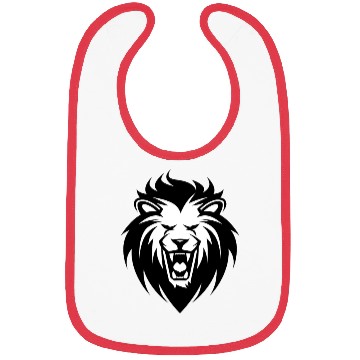 Discover Roaring Lion Head Tattoo Style Elegant Mane Bibs
