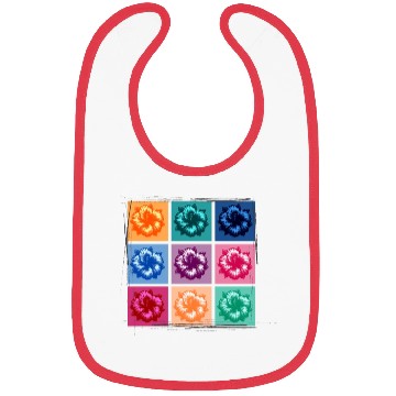 Discover Pop Art Hibiscus Bibs