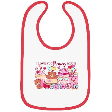 Discover I Love You Beary Much Bibs