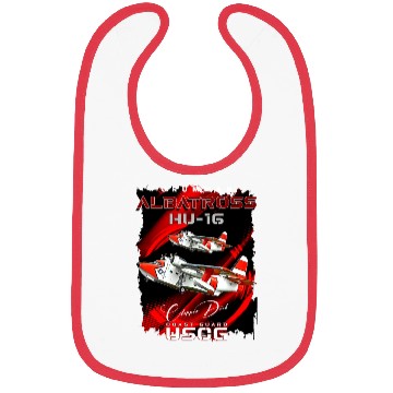 Discover Grumman HU-16 Albatross Coast Guard Aircraft Bibs