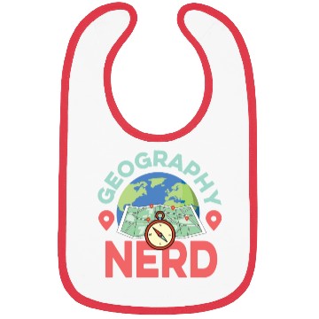 Discover Geography Nerd History Professor Gift Bibs