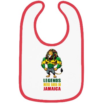 Discover Jamaica lion reggae music Bibs