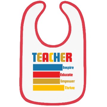 Discover TEACHER Bibs