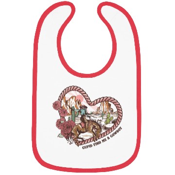 Discover Cupid Find Me A Cowboy Bibs