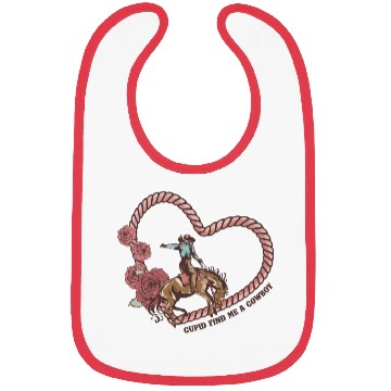 Discover Cupid Find Me A Cowboy Bibs