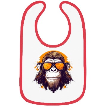 Discover Street Art Monkey Urban Rap Street Monkey Bibs