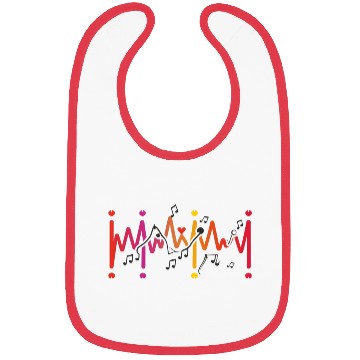 Discover Valentine's day heartbeat Bibs