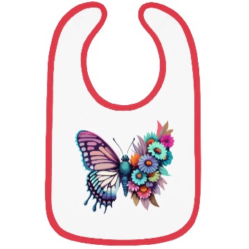 Discover Metamorphora Butterfly Nature Flowers Branches Bibs