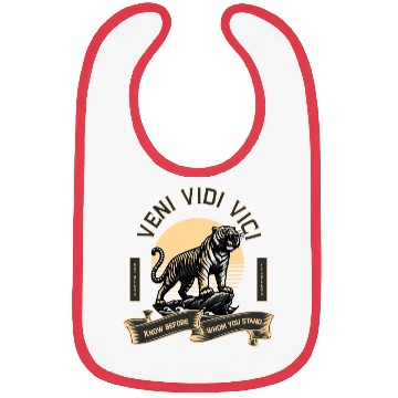 Discover Veni Vidi Vici Wild Tiger Bibs