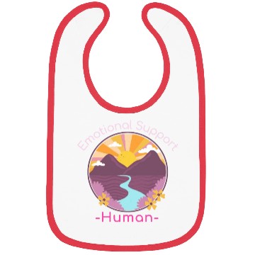 Discover EMOTIONAL SUPPORT HUMAN Nature Bibs