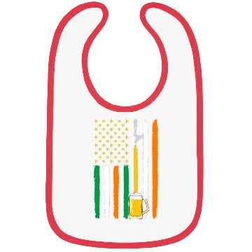 Discover American Irish Flag Beer Bibs