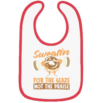 Discover Fitness Donut Funny Donut Gym Bibs