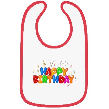 Discover Happy birthday. Bibs