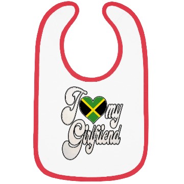 Discover JamaicaI Love My Jamaican Girlfriend Bibs