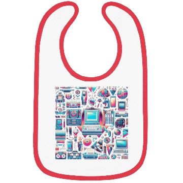 Discover 90s Tech & Pop Culture Bibs