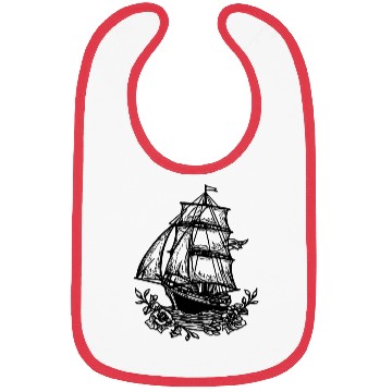 Discover Cut Sport Sailing Ship With Sails And Flower Bibs