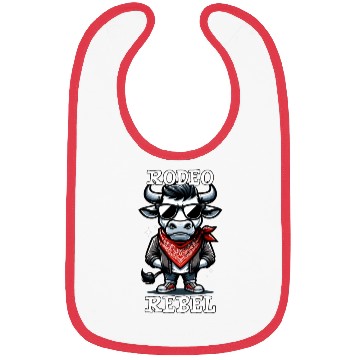 Discover Rodeo Bull Riding Livestock Show Farmer Cattle Bibs