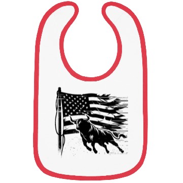 Discover Rodeo Bull Riding Livestock Show Farmer Cattle Bibs
