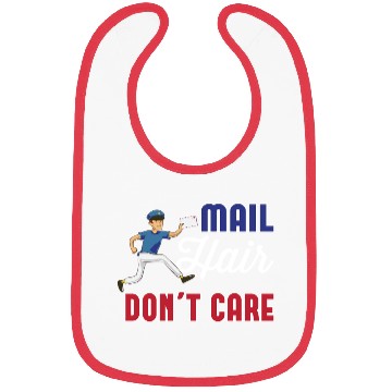 Discover Postal Worker Mail Hair Dont Care Bibs