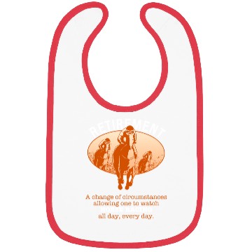 Discover Retirement Plan Horse Racing Bibs