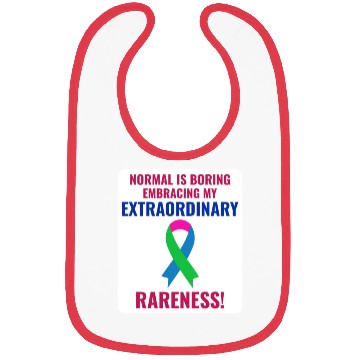 Discover Rare Disease Awareness Embrace Extraordinary Bibs