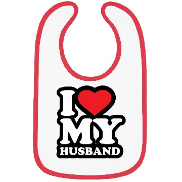 Discover I love my husband Bibs
