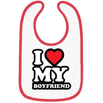 Discover I love my Boyfriend Bibs