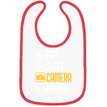 Discover Eat Sleep Camera Repeat Photography Photographer Bibs