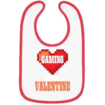 Discover Funny Valentines Day Bibs for Gamers